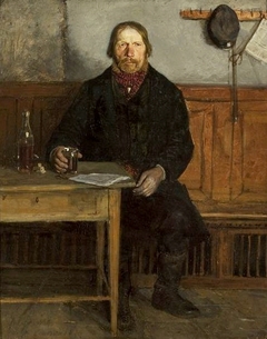 Piotrowski in the Inn by Maksymilian Antoni Piotrowski