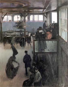 Baile en el Moulin de la Galette by Ramon Casas i Carbó