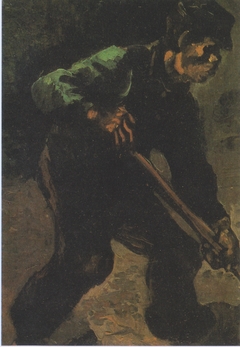 Digging over Peasant by Vincent van Gogh