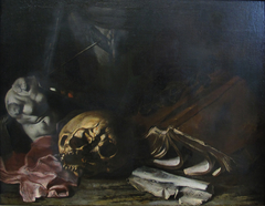 Vanitas - Stilleben by Salvator Rosa