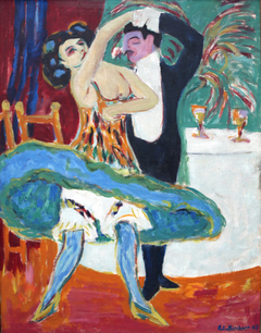 Vaudeville Theater (English Dancing Couple) by Ernst Ludwig Kirchner