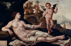 Venus and Amor by Maarten van Heemskerck