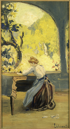 Verandah in Spring by Louis Eilshemius