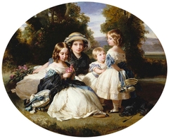 Victoria, Princess Royal, Princess Alice, Princess Helena, and Princess Louise by Franz Xaver Winterhalter