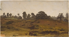 ''View of a Field'' by Auguste Bonheur