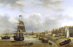 View of the Quai des Chartrons by Louis Burgade