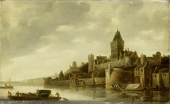 View of the Valkhof at Nijmegen by Frans de Hulst