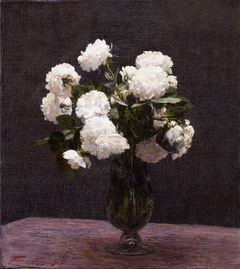 White Roses by Henri Fantin-Latour