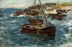 William McTaggart - A Ground Swell, Carradale - ABDAG004474 by William McTaggart