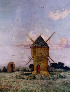 Windmill near Guérande by Ferdinand du Puigaudeau