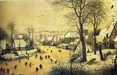 Winter Landscape with a Bird-trap by Pieter Breughel the Younger