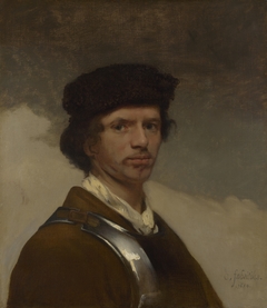 Young Man in a Fur Cap by Carel Fabritius