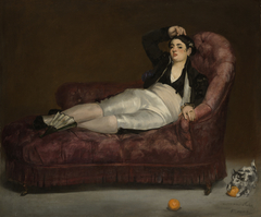 Young Woman Reclining in Spanish Costume by Edouard Manet