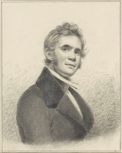 Zelfportret van Jacobus Schoemaker Doyer by Jacobus Schoemaker Doyer