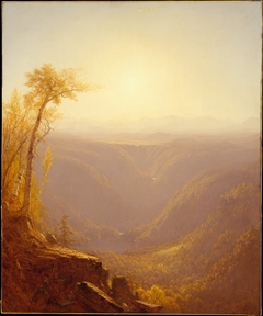 A Gorge in the Mountains (Kauterskill Clove) by Sanford Robinson Gifford