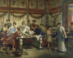 A Roman Feast by Roberto Bompiani