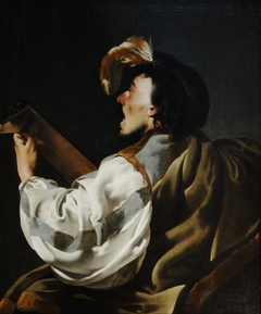 A Singer Accompaning Himself on the Lute by Hendrick ter Brugghen