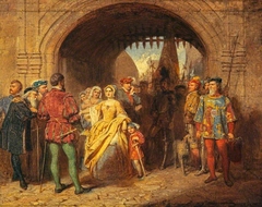 A Study for 'Queen Margaret's Defiance of the Scottish Parliament' (NG 2527) by John Faed