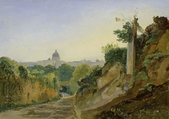 A view of Rome by André Giroux