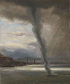 A Waterspout on the Bay of Naples by Thomas Fearnley