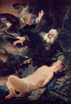 Abraham's Sacrifice by Rembrandt