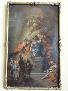 Allegorie auf die Kunstpflege in Augsburg by Michael Tenzel