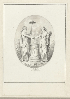 Allegorische voorstelling van de Vrijheid by Jacobus Buys