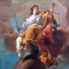 Allegory of Justice by Gaetano Gandolfi