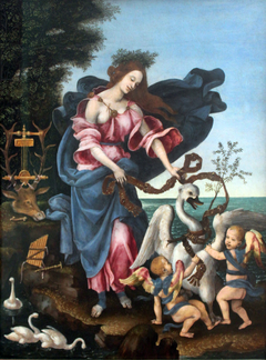 Allegory of Music (Erato) by Filippino Lippi