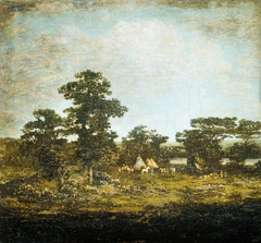 An Indian Encampment by Ralph Albert Blakelock