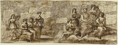 Apollo and the Muses by Claude Lorrain