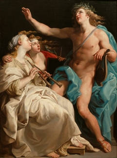 Apollo, Euterpe and Urania by Pompeo Batoni