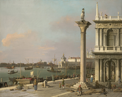 Bacino di San Marco from the Piazzetta by Canaletto