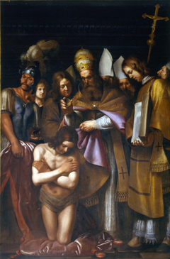 Baptism of Constatine by Giovanni Antonio Galli