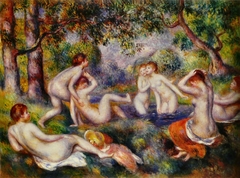 Bathers in the Forest (Baigneuses dans la forêt) by Auguste Renoir