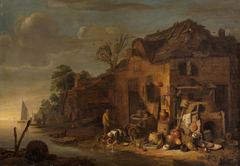 Bauernwirtschaft by Egbert van der Poel