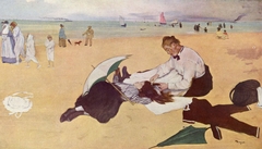 Beach Scene by Edgar Degas