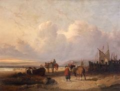 Beach Scene by William Shayer