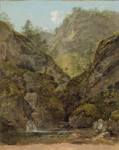 Bergschlucht by Johann Georg von Dillis