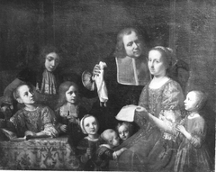 Bildnis der Familie des Künstlers by Nikolaus van Hoy