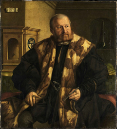 Bildnis des Nürnberger Münzmeisters Jörg Herz by Georg Pencz