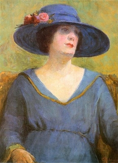 Blue Hat by Tarsila do Amaral