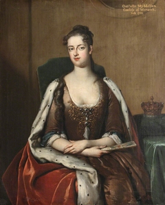 Charlotte Myddelton, Countess of Warwick (1680- 1731) by Herman van der Mijn