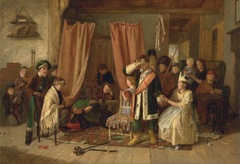 Children Acting the 'Play Scene' from "Hamlet," Act II, Scene ii by Charles Hunt