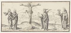 Christus aan het kruis by Unknown Artist