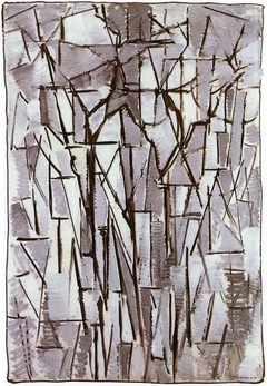 Composition Trees II by Piet Mondrian