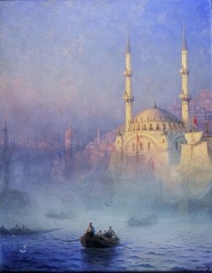 Constantinople, la mosquée de Top-Kahné by Ivan Aivazovsky