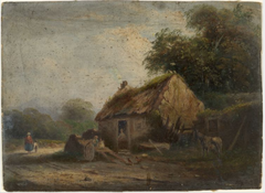 Cottage Scene by William Howis senior