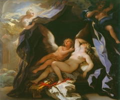 Cupid Visiting the Sleeping Psyche by Luca Giordano