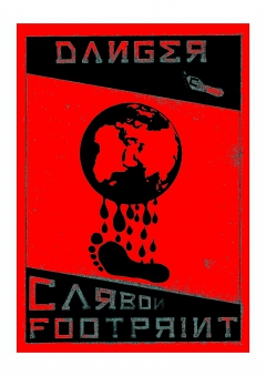 Danger, Carbon Footprint (iii) by Eoghain Phelan